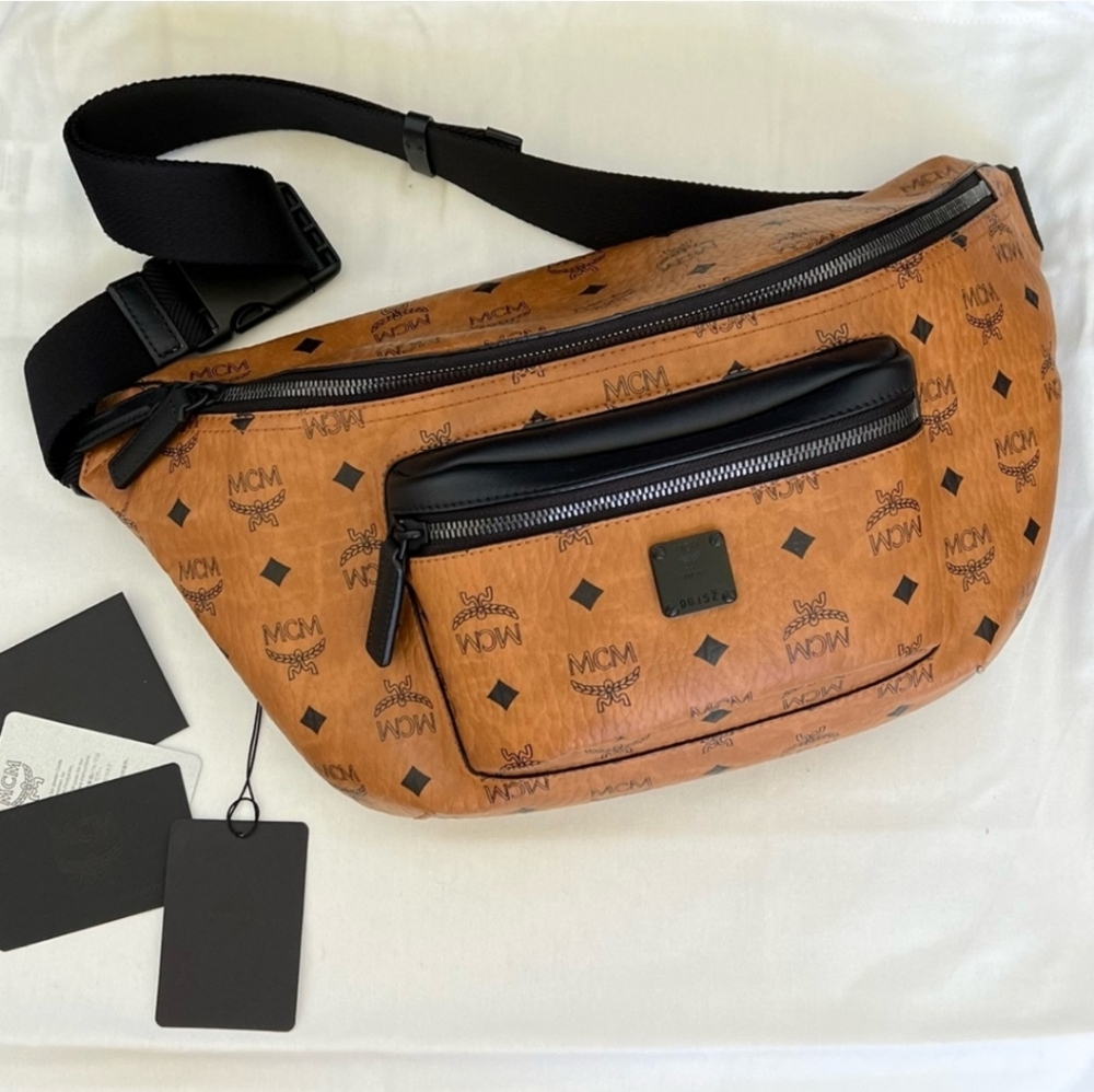 MCM Fursten Belt Bag in Visetos - Picture 11 of 13